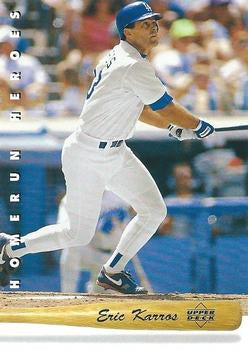 #HR19 Eric Karros - Los Angeles Dodgers - 1993 Upper Deck Baseball - Home Run Heroes