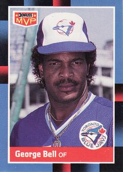 #BC-19 George Bell - Toronto Blue Jays - 1988 Donruss Baseball - Bonus MVP's