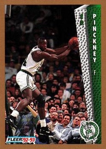 #19 Ed Pinckney - Boston Celtics - 1992-93 Fleer Basketball