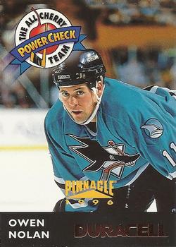 #DC19 Owen Nolan - San Jose Sharks - 1996-97 Duracell All-Cherry Team Hockey