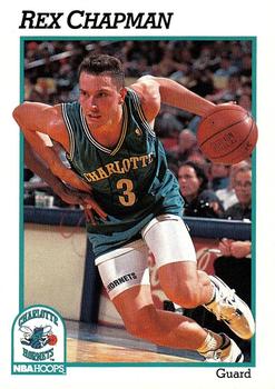 #19 Rex Chapman - Charlotte Hornets - 1991-92 Hoops Basketball