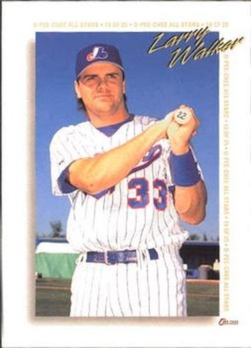#19 Larry Walker - Montreal Expos - 1994 O-Pee-Chee Baseball - All-Star Redemptions