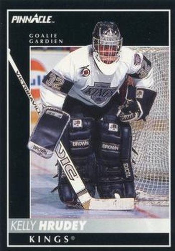 #19 Kelly Hrudey - Los Angeles Kings - 1992-93 Pinnacle Canadian Hockey