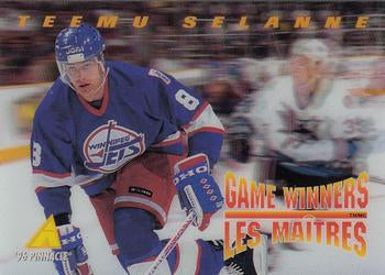 #McD-19 Teemu Selanne - Winnipeg Jets - 1995-96 Pinnacle McDonald's Game Winners Hockey