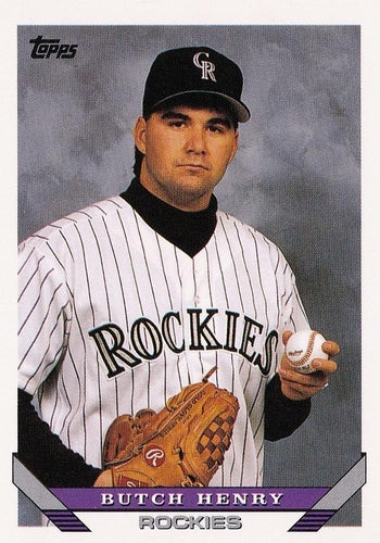 #719 Butch Henry - Colorado Rockies - 1993 Topps Baseball