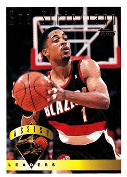#19 Rod Strickland - Portland Trail Blazers - 1995-96 Topps Basketball