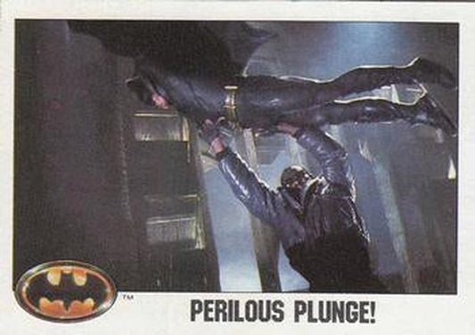 #119 Perilous Plunge! - 1989 Topps Batman