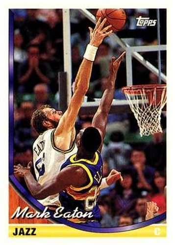 #19 Mark Eaton - Utah Jazz - 1993-94 Topps Basketball