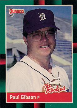 #19 Paul Gibson - Detroit Tigers - 1988 Donruss The Rookies Baseball