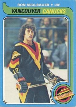 #19 Ron Sedlbauer - Vancouver Canucks - 1979-80 O-Pee-Chee Hockey