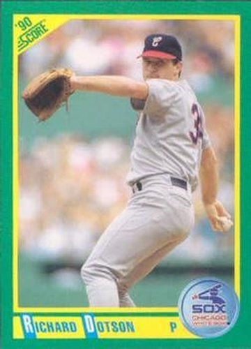 #19 Richard Dotson - Chicago White Sox - 1990 Score Baseball