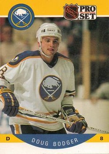 #19 Doug Bodger - Buffalo Sabres - 1990-91 Pro Set Hockey