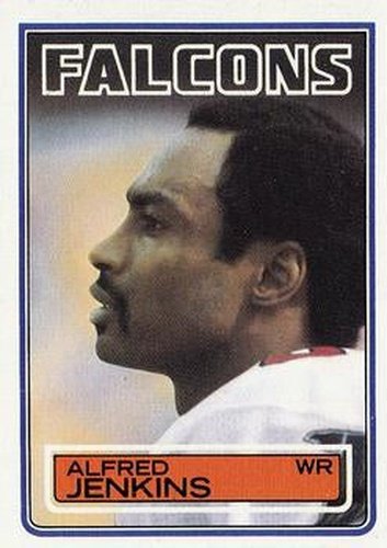 #19 Alfred Jenkins - Atlanta Falcons - 1983 Topps Football