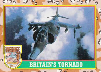 #19 Britain's Tornado - 1991 Topps Desert Storm