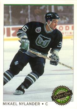 #19 Mikael Nylander - Hartford Whalers - 1992-93 O-Pee-Chee Premier Hockey