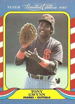 #19 Tony Gwynn - San Diego Padres - 1987 Fleer Limited Edition Baseball