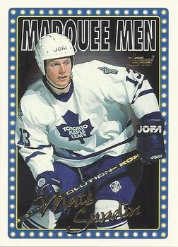 #19 Mats Sundin - Toronto Maple Leafs - 1995-96 Topps Hockey