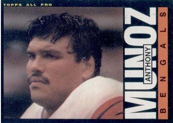 #219 Anthony Munoz - Cincinnati Bengals - 1985 Topps Football
