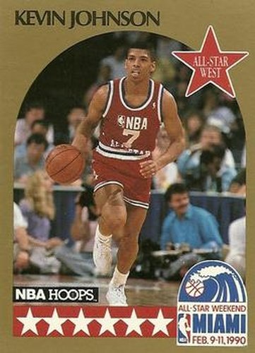 #19 Kevin Johnson - Phoenix Suns - 1990-91 Hoops Basketball