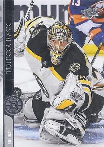 #19 Tuukka Rask - Boston Bruins - 2020-21 Upper Deck Hockey