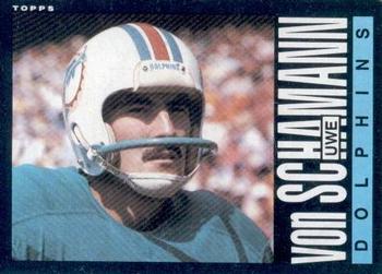 #319 Uwe Von Schamann - Miami Dolphins - 1985 Topps Football