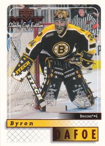 #19 Byron Dafoe - Boston Bruins - 1999-00 Upper Deck MVP Stanley Cup Edition Hockey