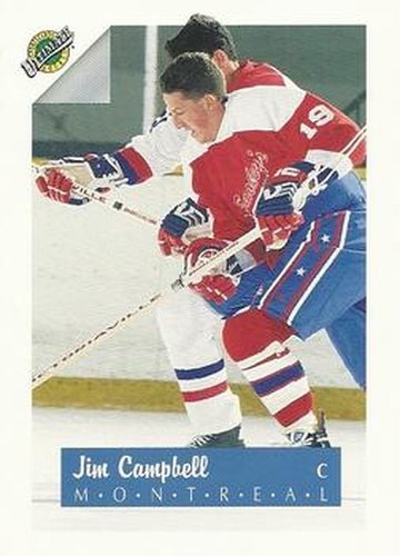 #19 Jim Campbell - Montreal Canadiens - 1991 Ultimate Draft Hockey