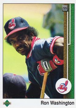 #519 Ron Washington - Cleveland Indians - 1989 Upper Deck Baseball