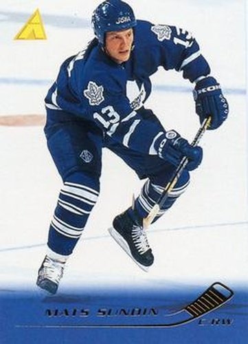 #19 Mats Sundin - Toronto Maple Leafs - 1995-96 Pinnacle Hockey