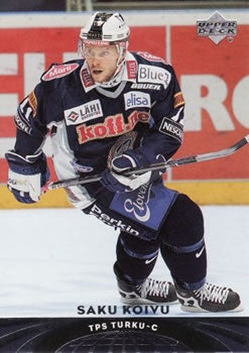 #19 Saku Koivu - TPS Turku - 2004-05 UD All-World Edition Hockey