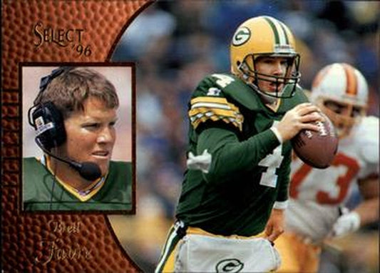 #19 Brett Favre - Green Bay Packers - 1996 Select Football