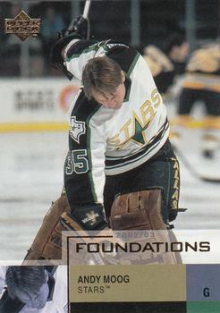 #19 Andy Moog - Dallas Stars - 2002-03 Upper Deck Foundations Hockey