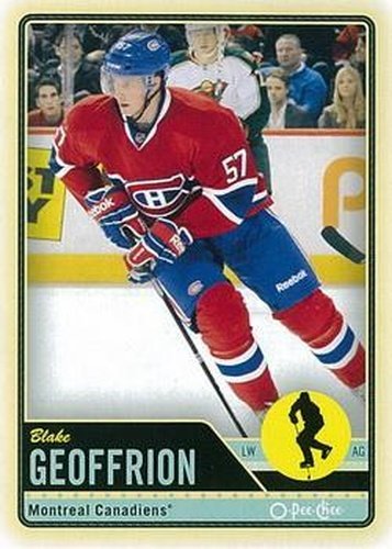 #19 Blake Geoffrion - Montreal Canadiens - 2012-13 O-Pee-Chee Hockey