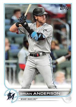 #19 Brian Anderson - Miami Marlins - 2022 Topps Baseball