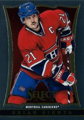 #19 Brian Gionta - Montreal Canadiens - 2013-14 Panini Select Hockey
