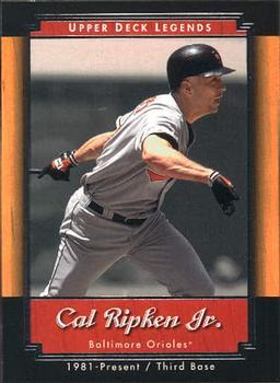 #19 Cal Ripken Jr. - Baltimore Orioles - 2001 Upper Deck Legends Baseball