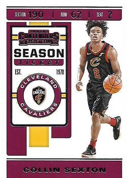 #19 Collin Sexton - Cleveland Cavaliers - 2019-20 Panini Contenders Basketball