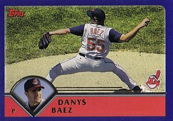 #19 Danys Baez - Cleveland Indians - 2003 Topps Baseball