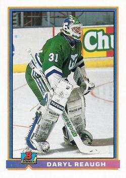 #19 Daryl Reaugh - Hartford Whalers - 1991-92 Bowman Hockey
