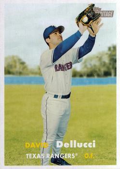 #19 David Dellucci - Texas Rangers - 2006 Topps Heritage Baseball
