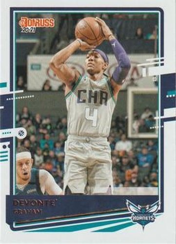 #19 Devonte' Graham - Charlotte Hornets - 2020-21 Donruss Basketball