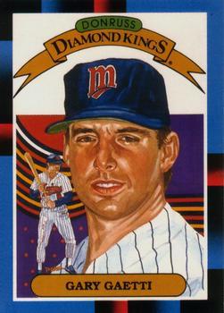 #19 Gary Gaetti - Minnesota Twins - 1988 Leaf Baseball