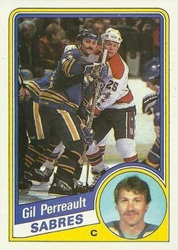 #19 Gil Perreault - Buffalo Sabres - 1984-85 Topps Hockey