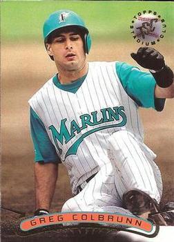 #19 Greg Colbrunn - Florida Marlins - 1996 Stadium Club Baseball