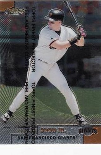#19 J.T. Snow Jr. - San Francisco Giants - 1999 Finest Baseball