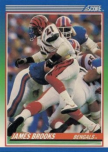#19 James Brooks - Cincinnati Bengals - 1990 Score Football