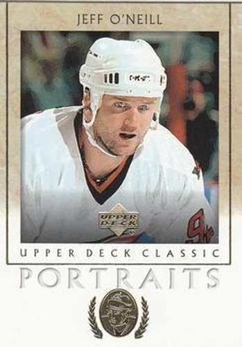 #19 Jeff O'Neill - Carolina Hurricanes - 2002-03 Upper Deck Classic Portraits Hockey
