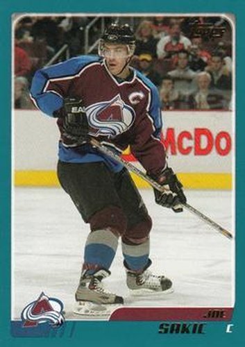 #19 Joe Sakic - Colorado Avalanche - 2003-04 Topps Hockey