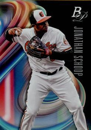#19 Jonathan Schoop - Baltimore Orioles - 2018 Bowman Platinum Baseball