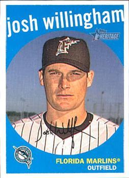 #19 Josh Willingham - Florida Marlins - 2008 Topps Heritage Baseball